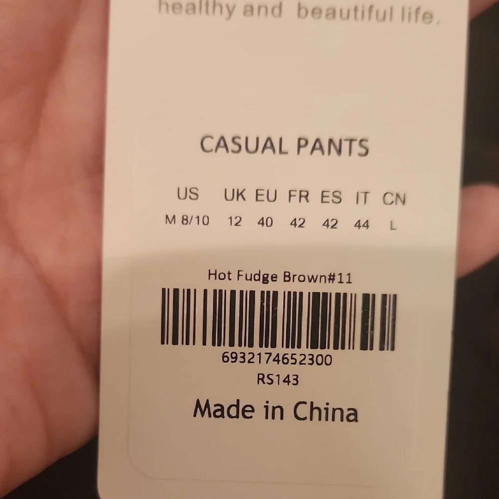 CRZ YOGA Chocolate Brown Activewear Pants - Picture 3 of 13